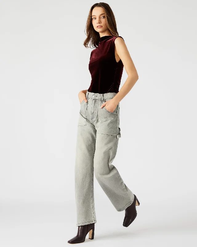 HANSEN PANT LIGHT GREY Classic Flared Pants