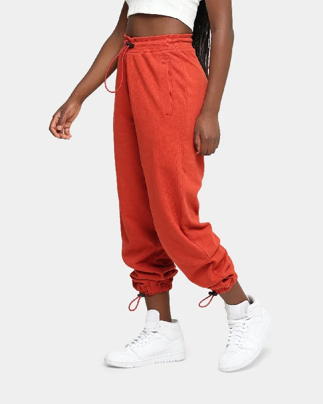 EN ES Women's Social Grace Track Pant Copper Formal Linen Trousers