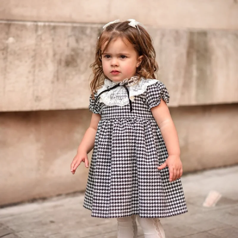 Fofettes Girls Houndstooth Dress