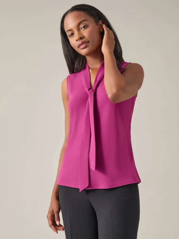 Audrey Blouse, Classic Drape Sheer Sleeve Blouse