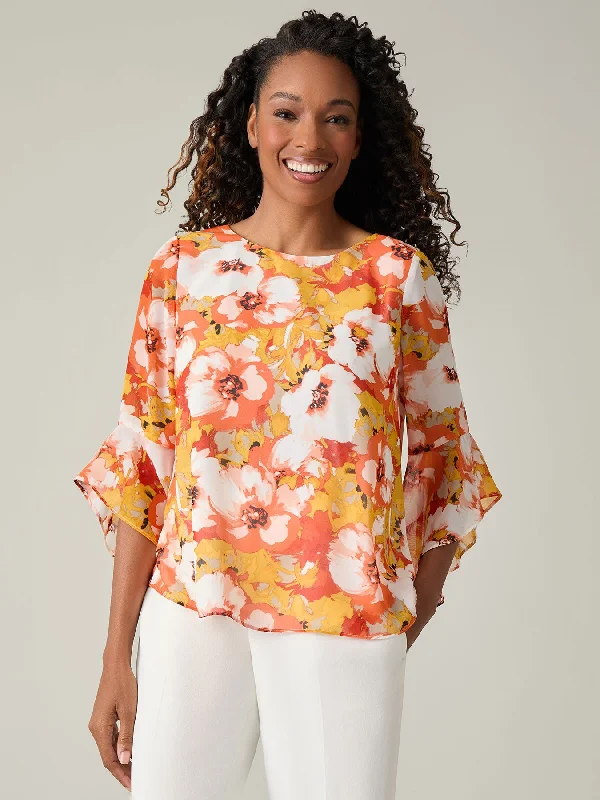 Carrie Blouse, Soft Drape Classic White Blouse