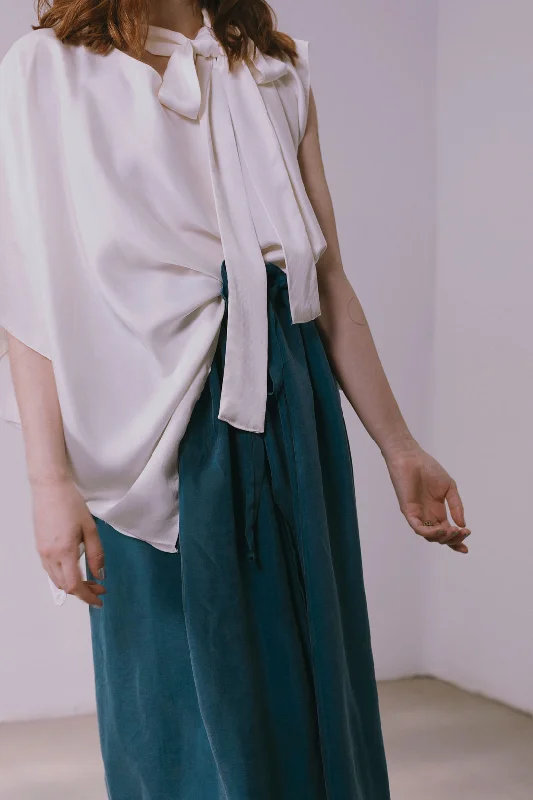Dina Cupro Blouse Relaxed Fit Blouse