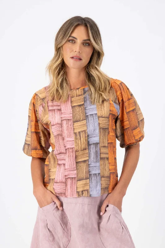 Matador Blouse in Seersucker Versatile Layering Blouse