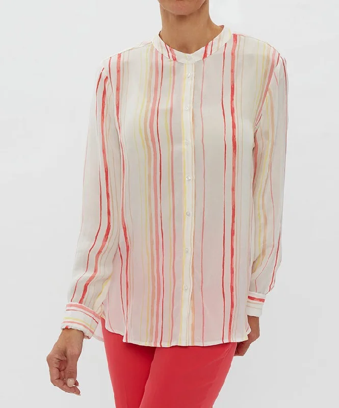 Val Long Sleeve Blouse 449747 Soft Satin Blouse
