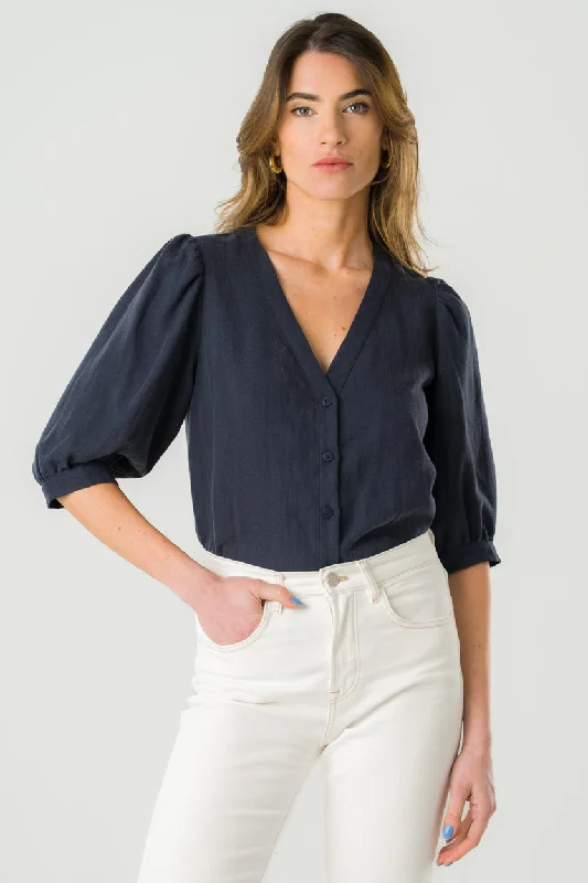 Aster Blouse Marine Business Casual Blouse