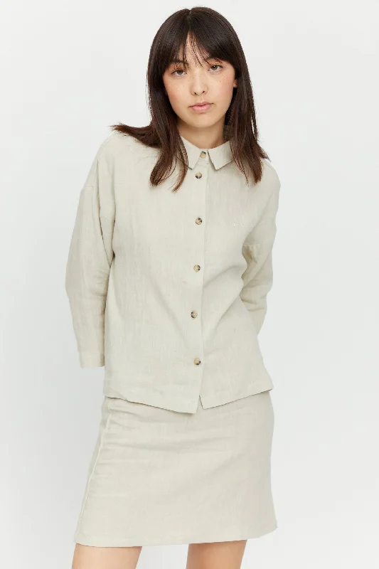 Lia Blouse Soft Satin Blouse