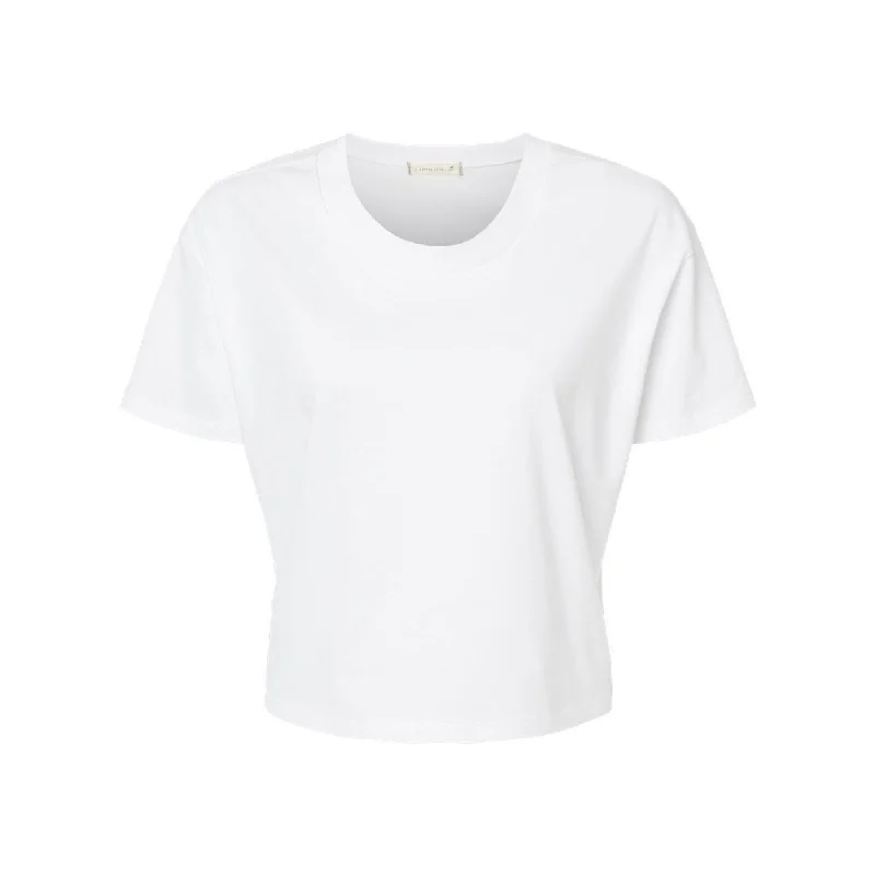 Alternative Women´s Cotton Jersey Go-To Headliner Crop Tee Rayon Velvet Corduroy
