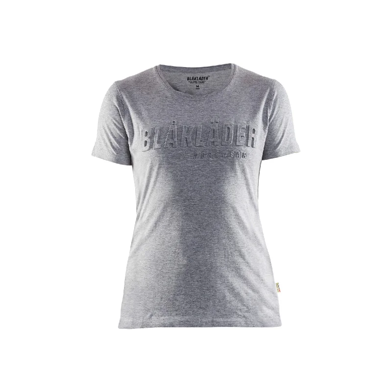 Blaklader 3431 Womens T-Shirt 3D (34311043) Graphic T-Shirt Round Neck Polyester