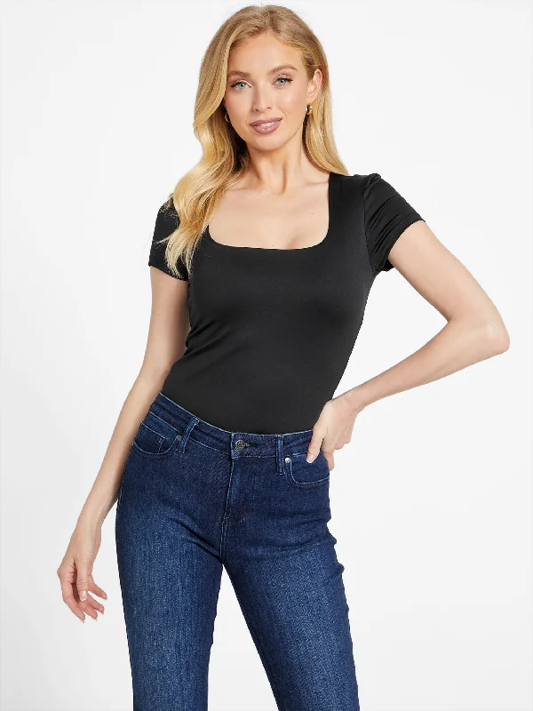 Bria Seamless Tee Chenille Blend Fleece Blend Nylon Blend
