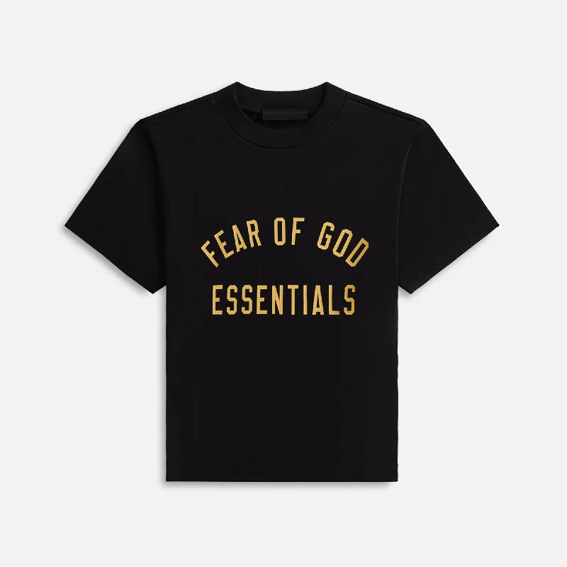 Essentials Tri-Blend Crewneck Tee - Black Elegant Classic Vintage
