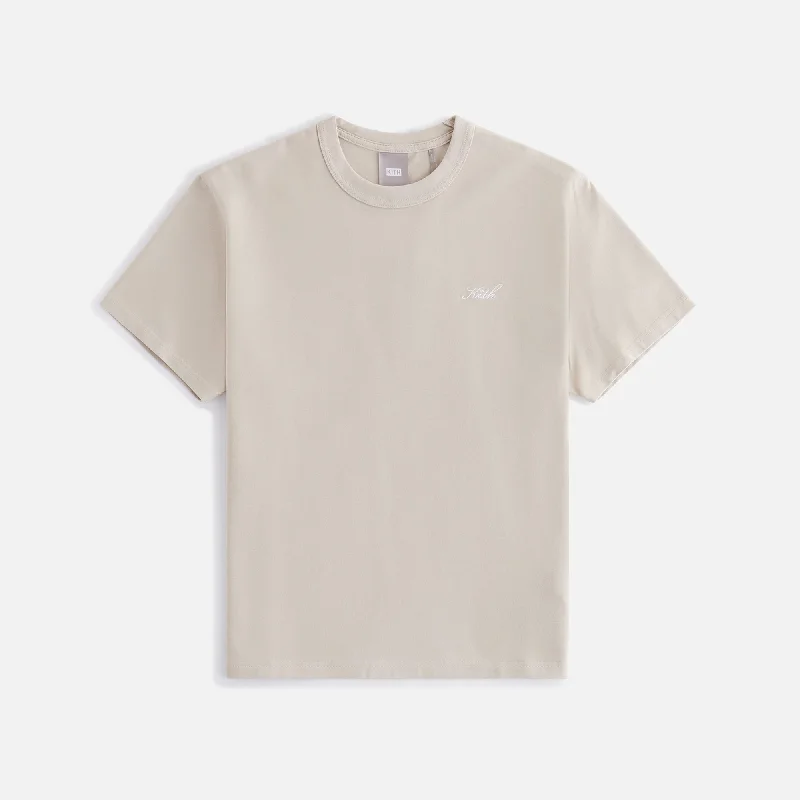 Kith Women Nia Tee - Bare Wool Fabric Cashmere Fabric Tweed Fabric
