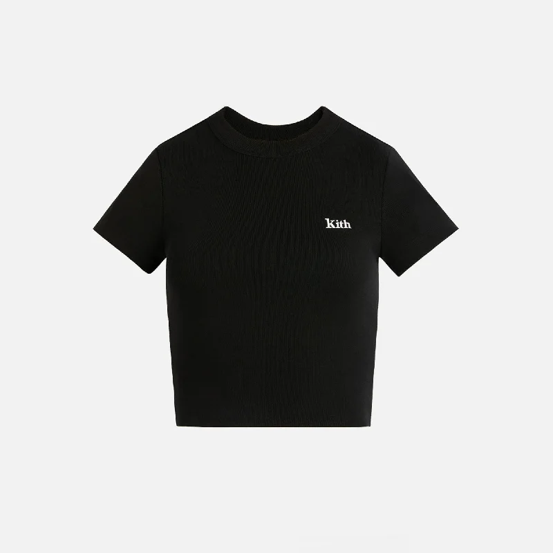 Kith Women Mulberry Tee II - Mass Solid Print Embellished