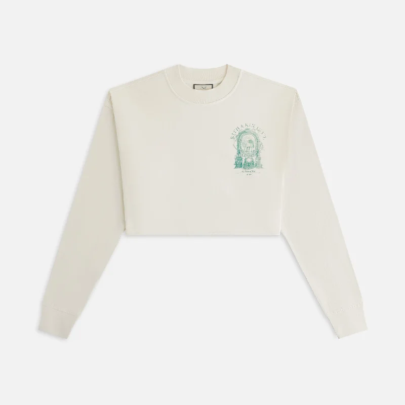 Kith Women Int'l Jasper Long Sleeve Tee - Nano Embroidered Appliqued Beaded