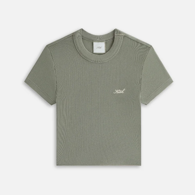 Kith Women Mulberry Tee II - Cavan Spandex Blend Rayon Blend Denim Blend