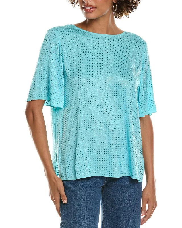 Kobi Halperin Nadia Silk-Blend T-Shirt Elegant Classic Vintage
