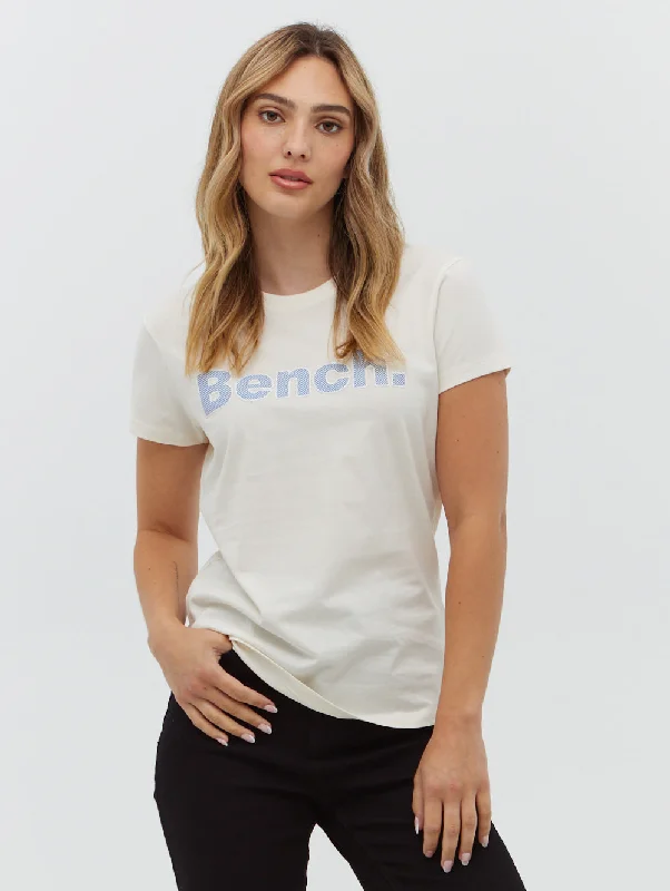 Leora Outline Logo T-Shirt Polka Dot Checkered Tartan