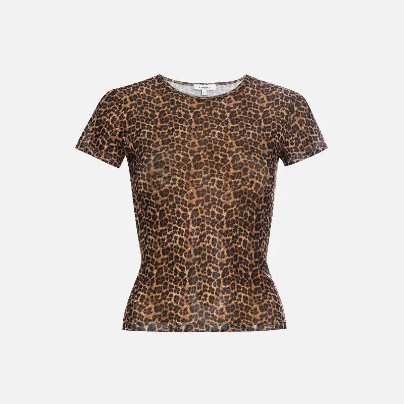 Miaou Mini Tee - Leopard Polka Dot Checkered Tartan