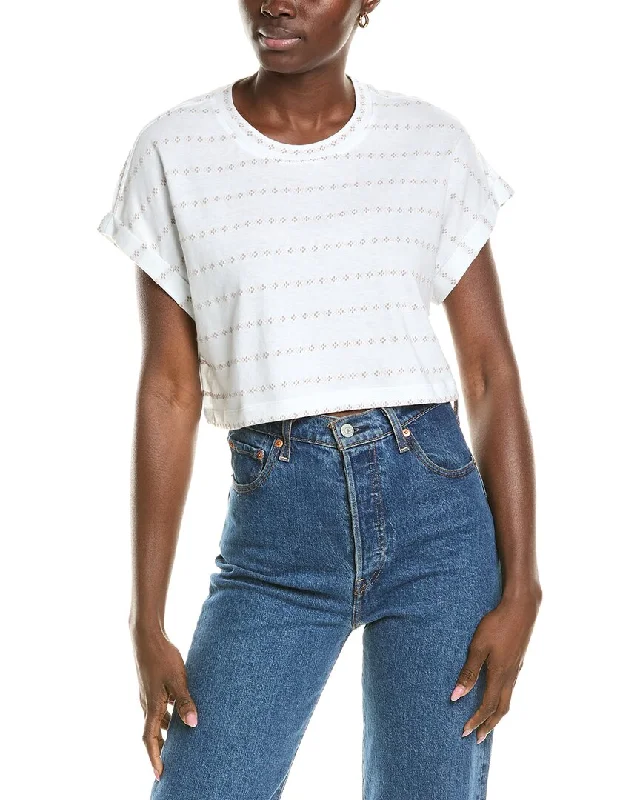 Splendid Cropped T-Shirt Fashionable Trendy Casual