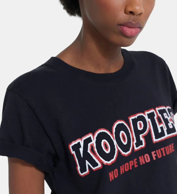T-shirt With Screen Print Satin Fabric Silk Fabric Chiffon Fabric