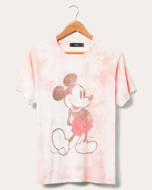 Women's Classic Mickey Vintage Tee Thin T-Shirt Open Front Quick Dry