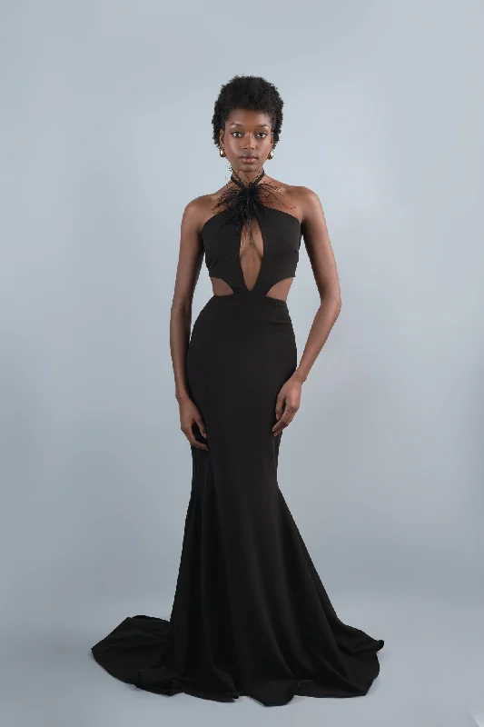 Roseline long  mermaid dress.