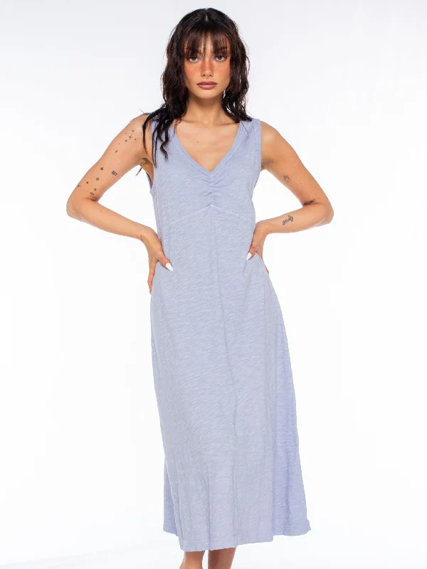 Femme Tank Dress with Gathered Bust