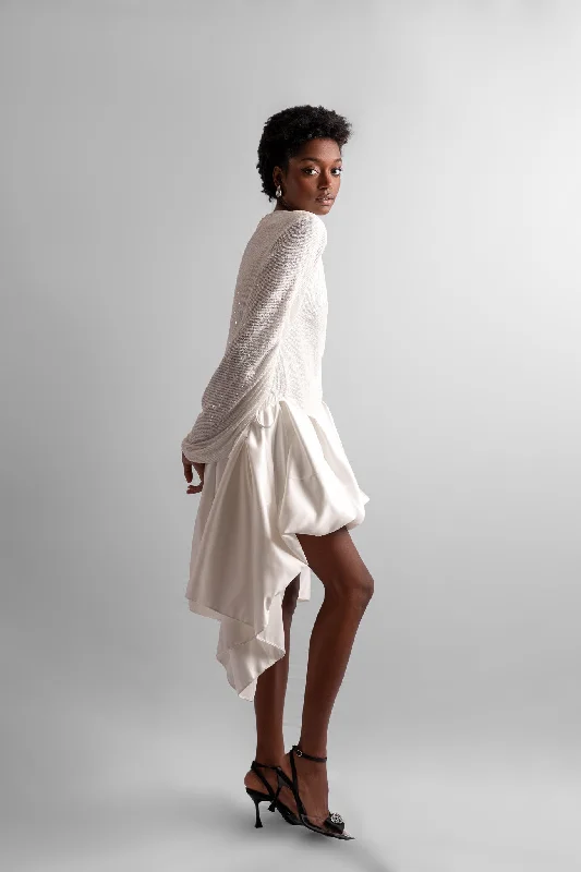 Laurren white sequin dress