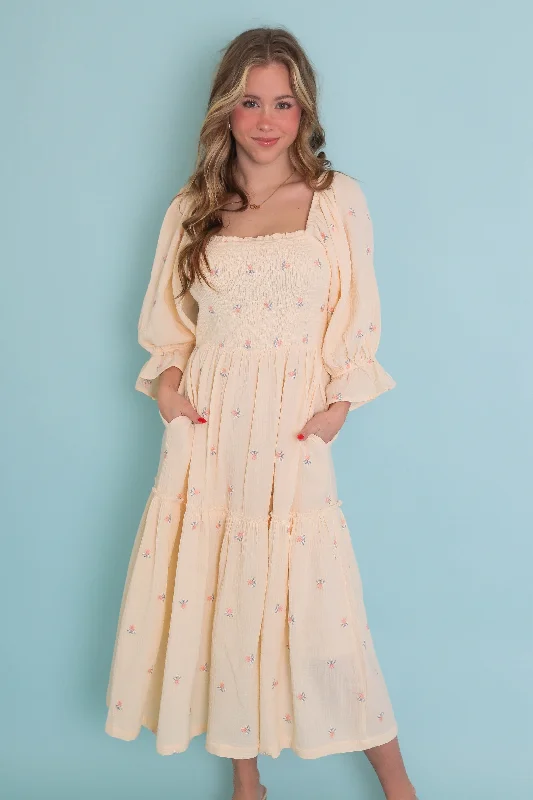 RESTOCK: On My Polaroid Camera Maxi Dress Trendy Satin Maxi Dress