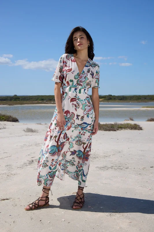 Sadie Maxi Dress Marrakesh Comfortable Fitted Maxi Dress