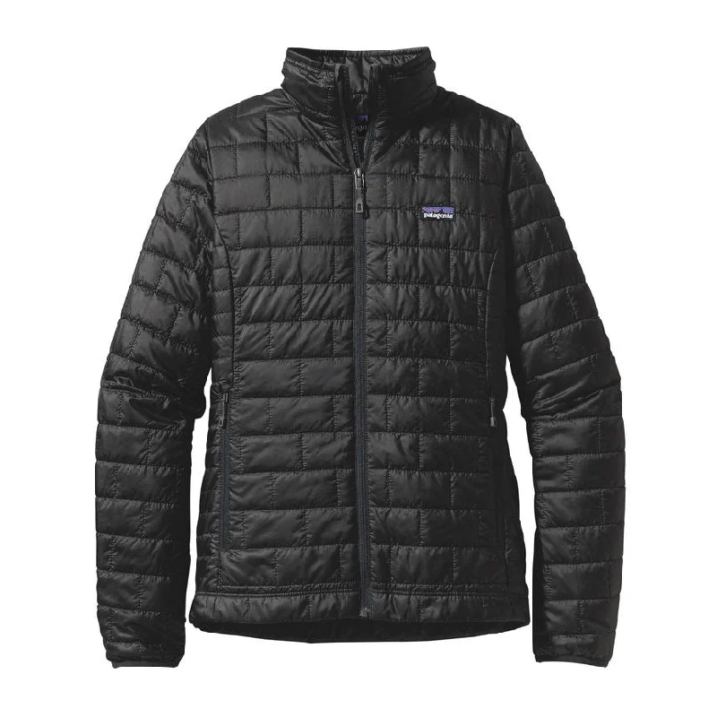 Patagonia Women's Black Nano Puff Jacket Faux Fur Jacket Real Fur Jacket Shearling Jacket