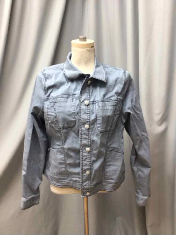 CABI SIZE LARGE Ladies JACKET Rayon Fabric Velvet Fabric Corduroy Fabric
