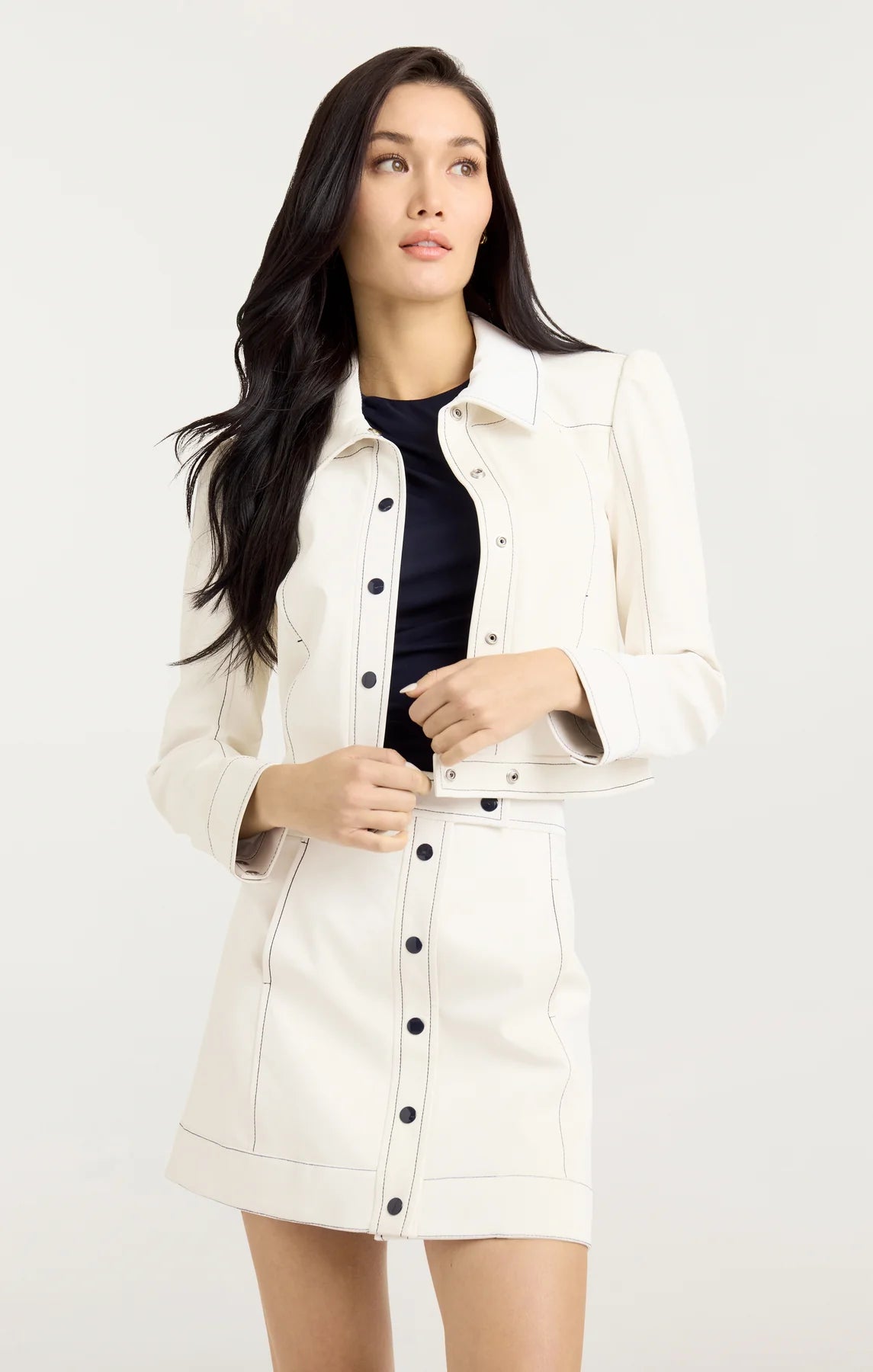 Ciara Jacket Hoodie Zip-Up Jacket Button-Up Jacket