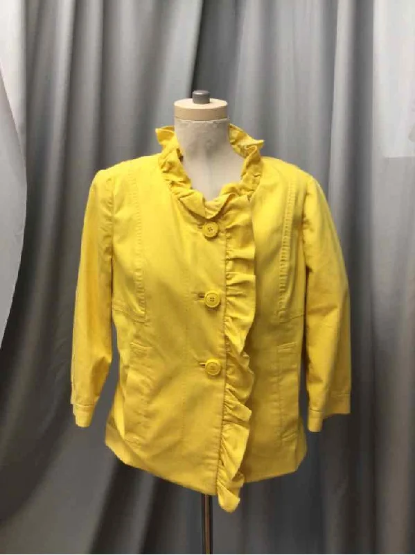 ECETERA Ladies SIZE 10 JACKET Stand-Up Collar Roll-Neck Collar Turtle Neck