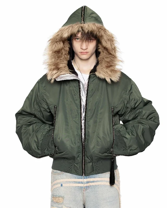 Green Aviator Bomber Jacket Herringbone Jacket Checkered Jacket Solid Jacket