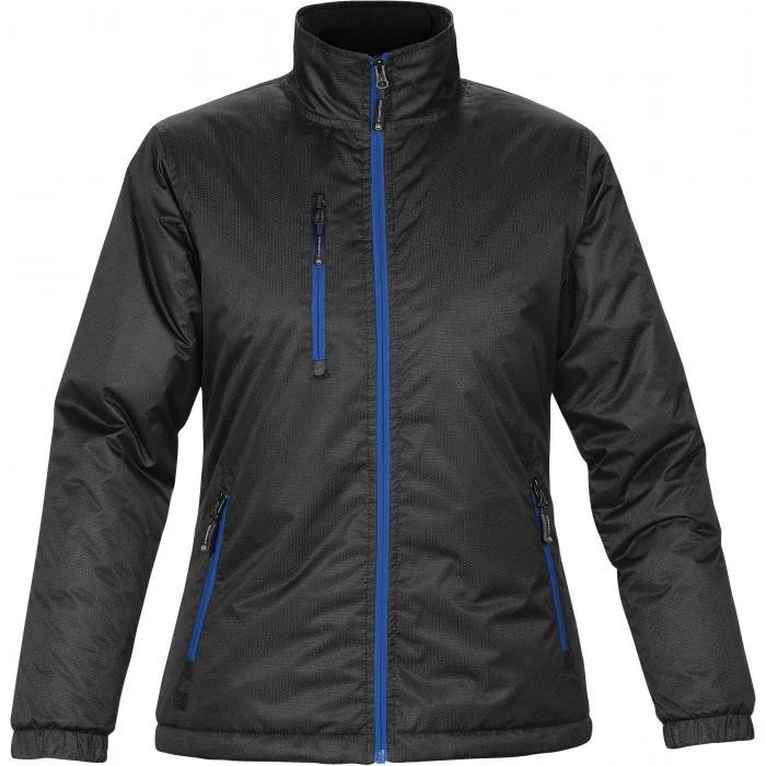 Stormtech Women's Black/Royal Axis Thermal Jacket Chenille Jacket Brocade Jacket Lace Jacket