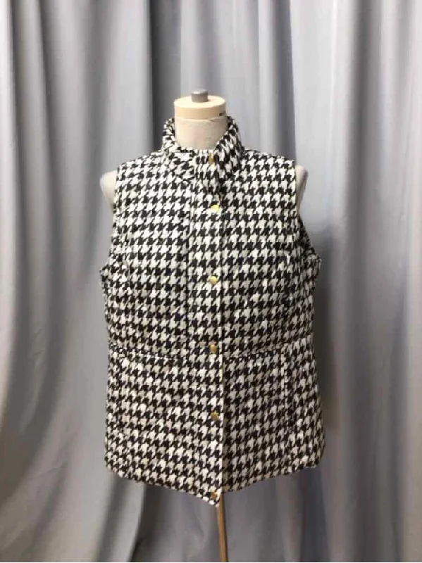 KIM ROGERS SIZE LARGE Ladies JACKET Knit Fabric Woven Fabric Fleece Fabric