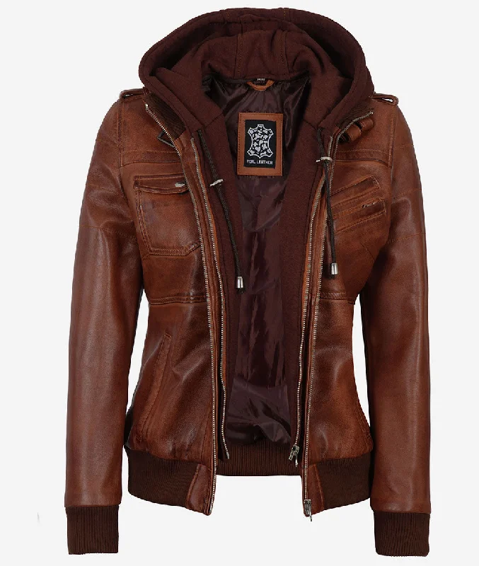 Leather Jacket  Womens Hooded Jacket Notch Collar Jacket Peter Pan Collar Jacket Cowl Neck Jacket