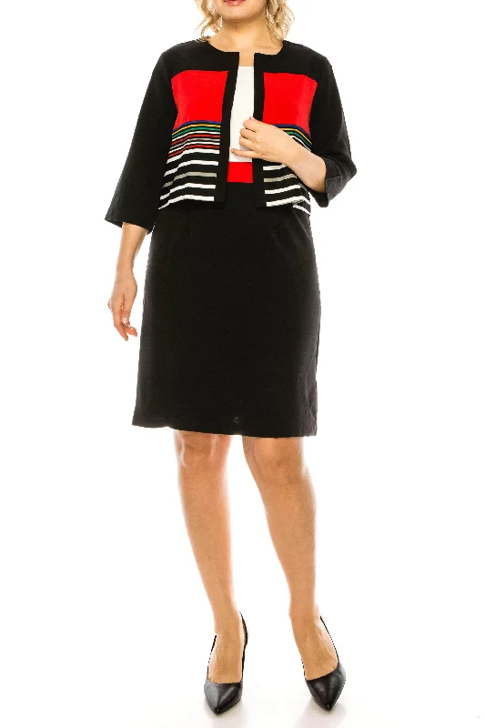 Phase Seven CPP001J - Sleeveless With Jacket Day Dress Jacket Blazer Coat
