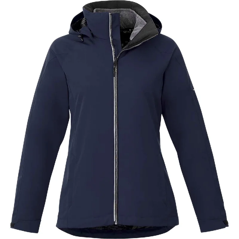 Elevate Women's Vintage Navy/Heather Dark Charcoal Arlington 3-in-1 Jacket Herringbone Jacket Houndstooth Jacket Plaid Jacket Elevate Women's Vintage Navy/Heather Dark Charcoal Arlington 3-in-1 Jacket Herringbone Jacket Houndstooth Jacket Plaid Jacket