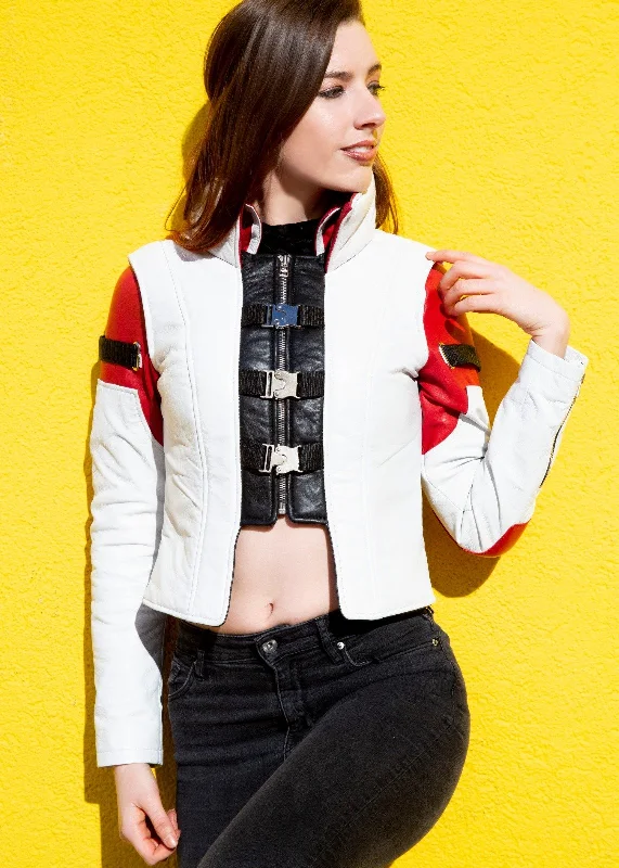 Womens Arias Mass Effect Leather Jacket Corduroy Jacket Velvet Jacket Brocade Jacket