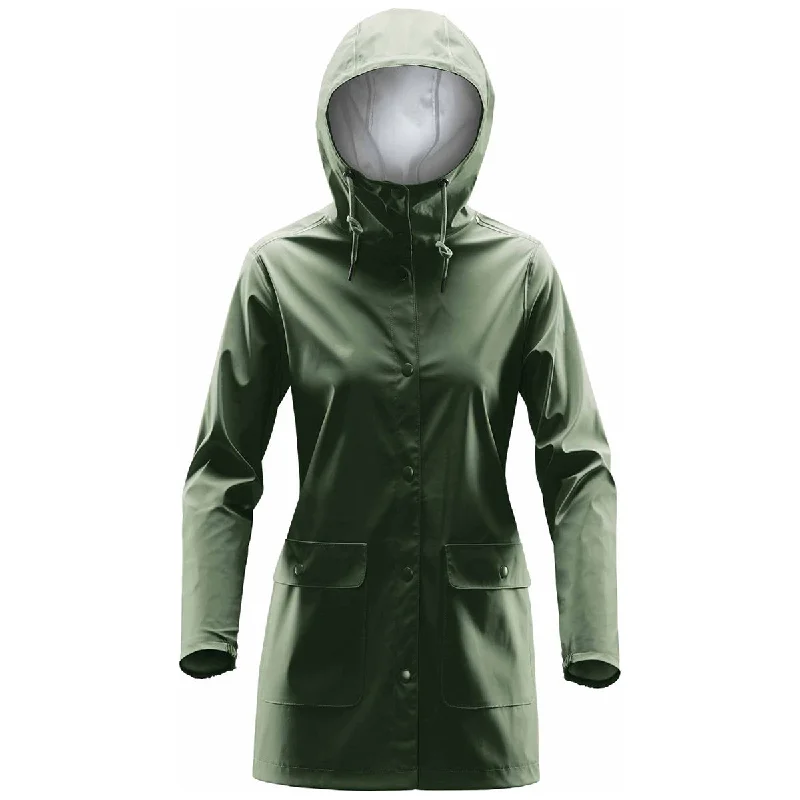 Stormtech Women's Earth Squall Rain Jacket V-Neck Jacket Boat Neck Jacket Square Neck Jacket