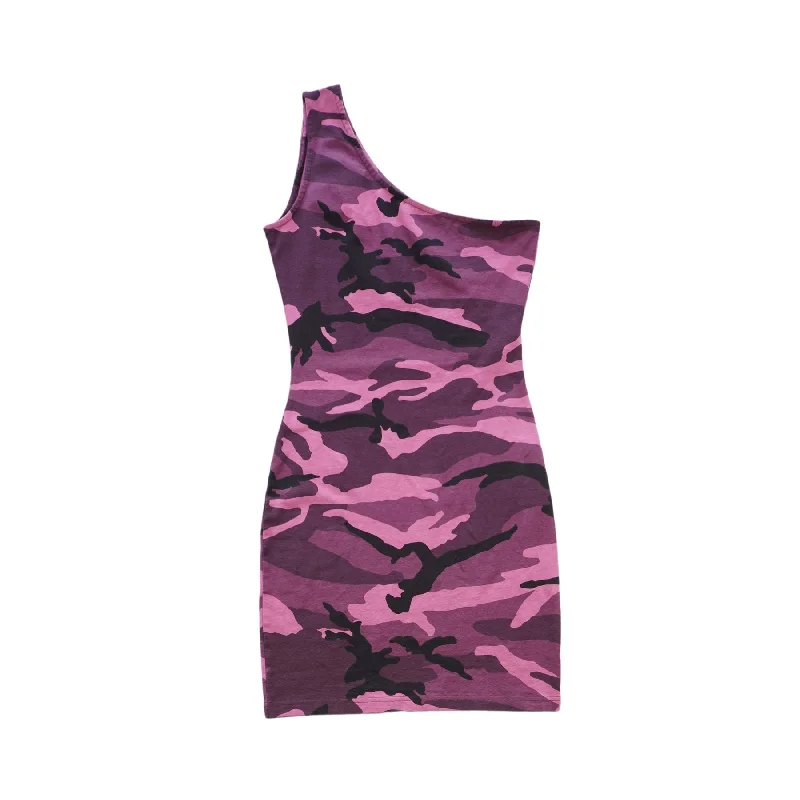 Balenciaga One Shoulder Mini Dress - Women's M Trendy Wraparound Mini Dress