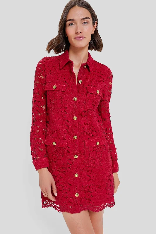 Crimson Luna Mini Dress Elegant Velvet Mini Dress