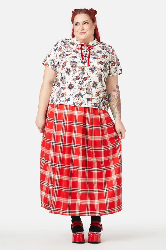 Curve Queen Of Cats Blouse Sheer Mesh Blouse