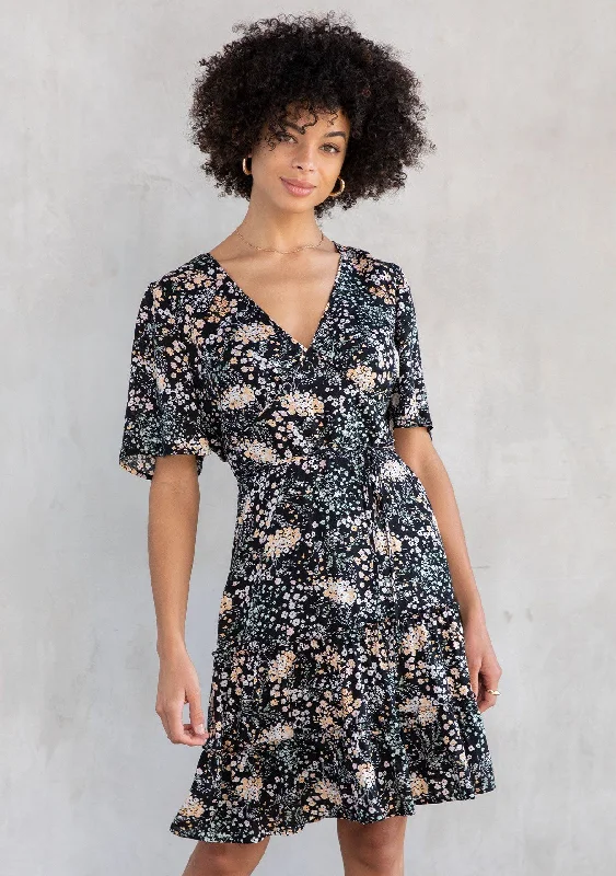 Laurel Floral Mini Dress Chic Sleeveless Mini Dress