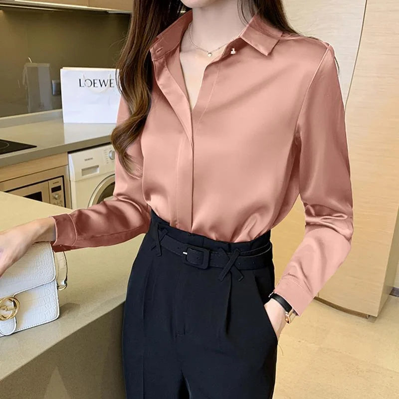 Women's Casual Long Sleeve Blouse Vintage Lace Blouse
