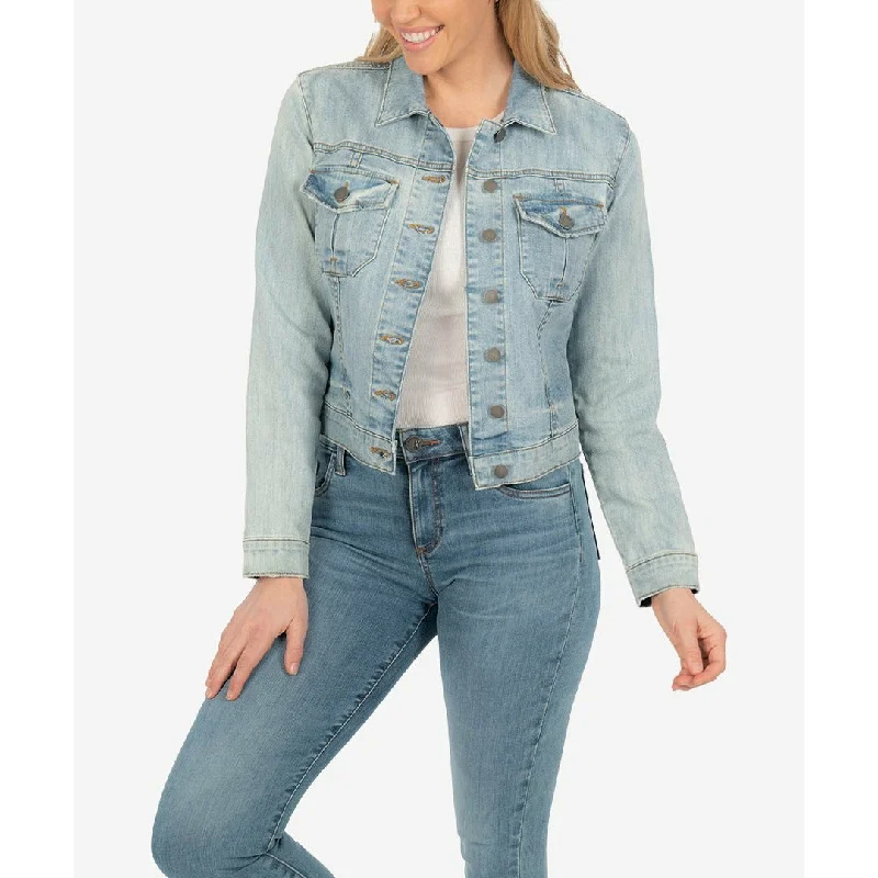 Amelia Denim Jacket Wool Fabric Cashmere Fabric Tweed Fabric