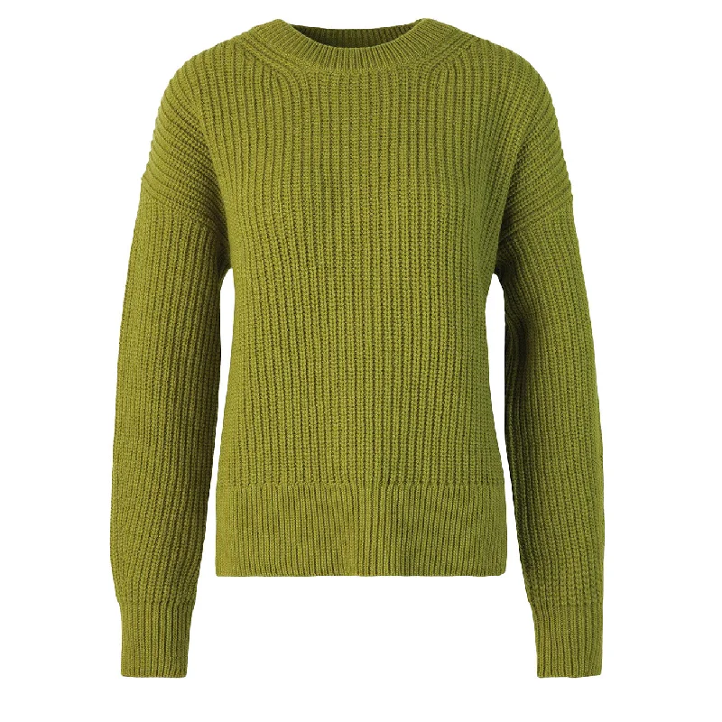 Barbour Womens Horizon Knitted Jumper Meadow Tailored Straight A-Line