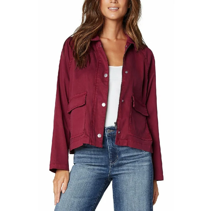Cropped Army Jacket Satin Jacket Silk Jacket Chiffon Jacket