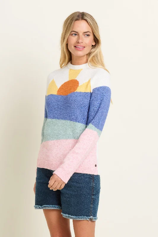 Day Break Knitted Jumper Bright Pastel Dark
